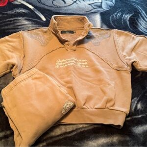 Darc Sport Tan Sweatshirt & Jogger Set